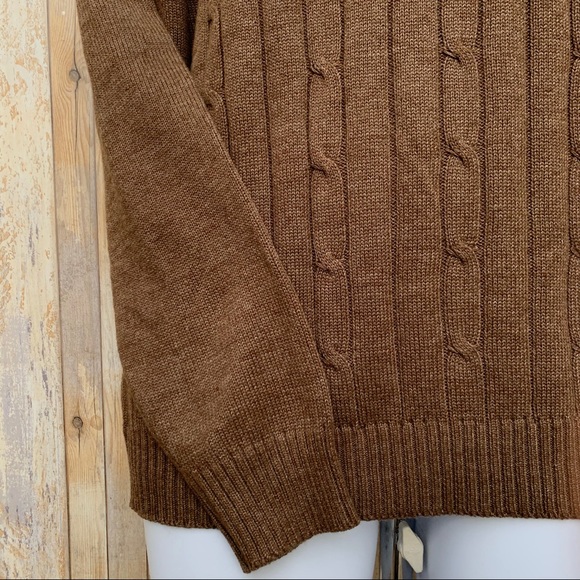 SOLD Oscar De La Renta Cable Knit Pullover Sweater - Picture 4 of 8